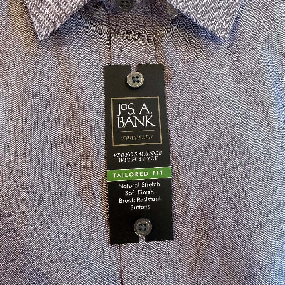 Jos. A. Bank Purple Dress Shirt – Men’s 2X – NWT – Tailored Fit
